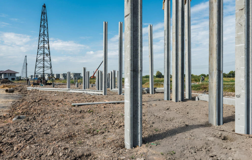 Pressed Concrete Pilings in Prosper, TX